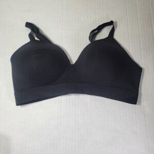 Truekind Black Supportive Comfort Wireless Shaping Bra #10210 Size L